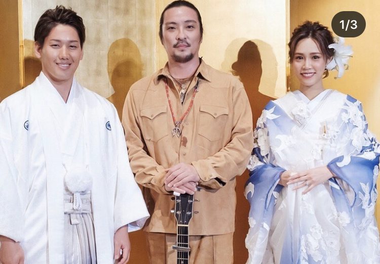 吉田正尚選手とゆりかさんの結婚式でサプライズ出演する湘南乃風の若旦那さん