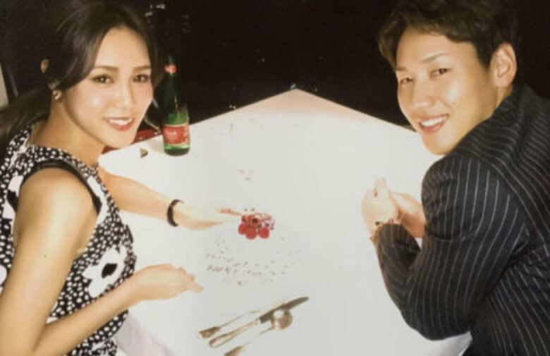 船上でプロポーズした吉田正尚選手とゆりかさん