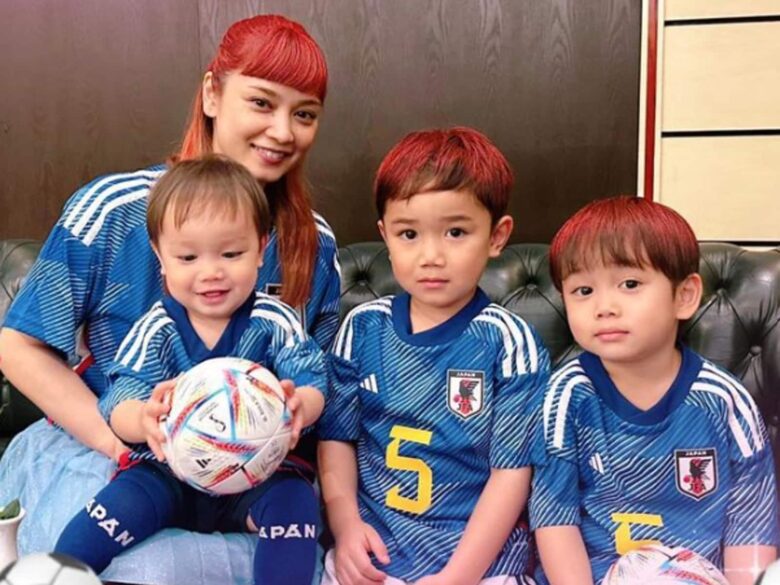 平愛梨の長男のあだ名はバンビーノ、次男はベベック3男はべべ