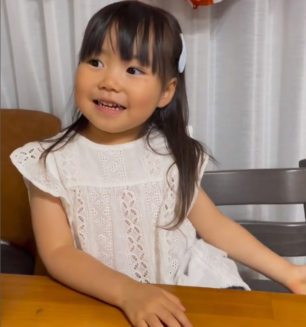 山川穂高の娘真央ちゃんが二重で可愛い画像